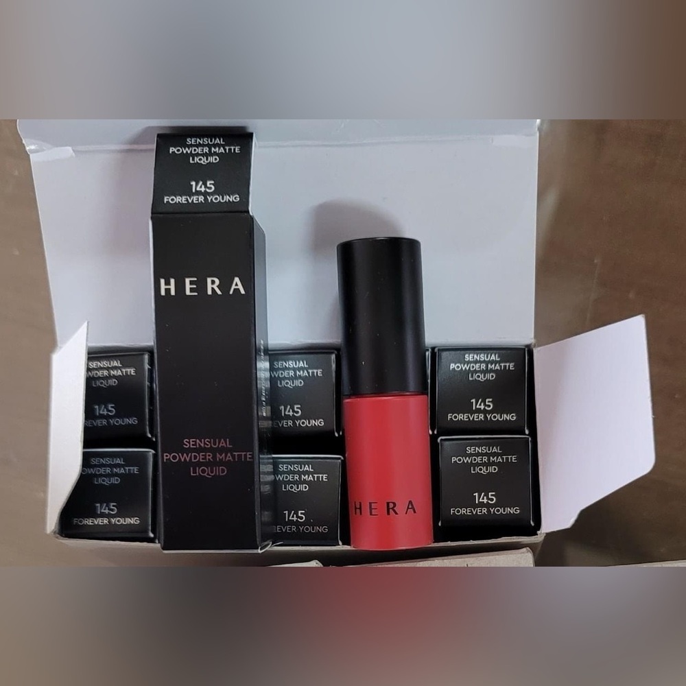 Hera Sensual Powder Matte Liquid Lip, No. 145 Forever Young (MINI New W Box)